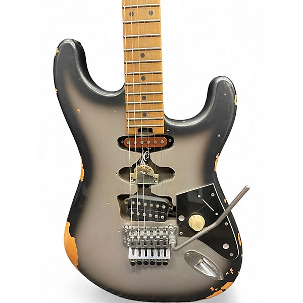 Used EVH FRANKENSTEIN Silverburst Solid Body Electric Guitar