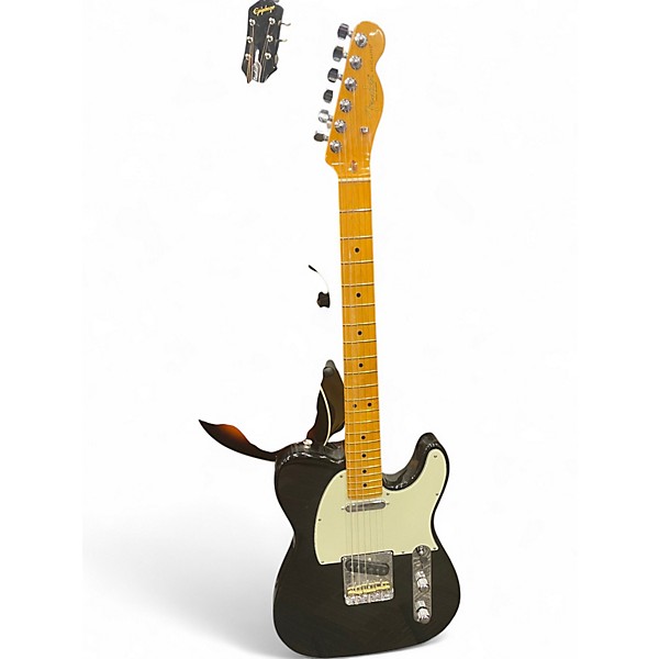 Used Fender American Professional II Telecaster Black Solid Body Electric Guitar
