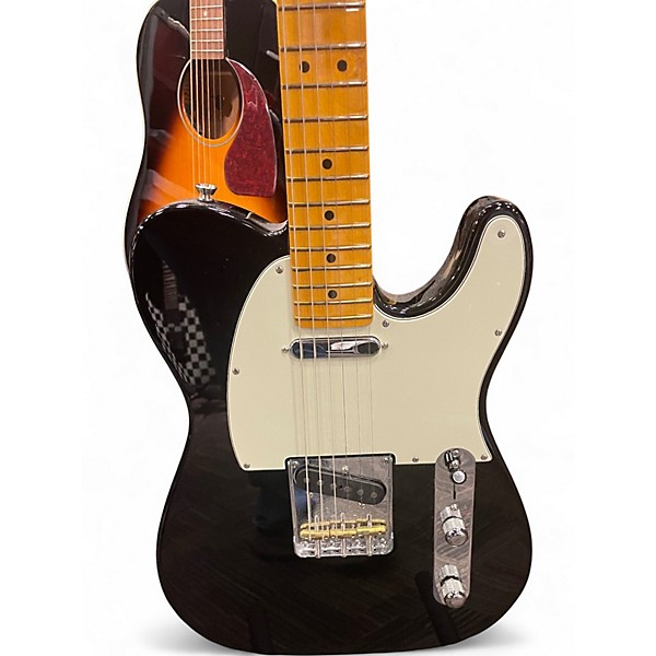 Used Fender American Professional II Telecaster Black Solid Body Electric Guitar