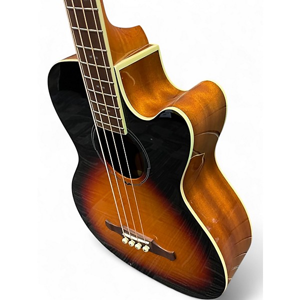 Used Fender FA450CE 3 Tone Sunburst Acoustic Bass Guitar