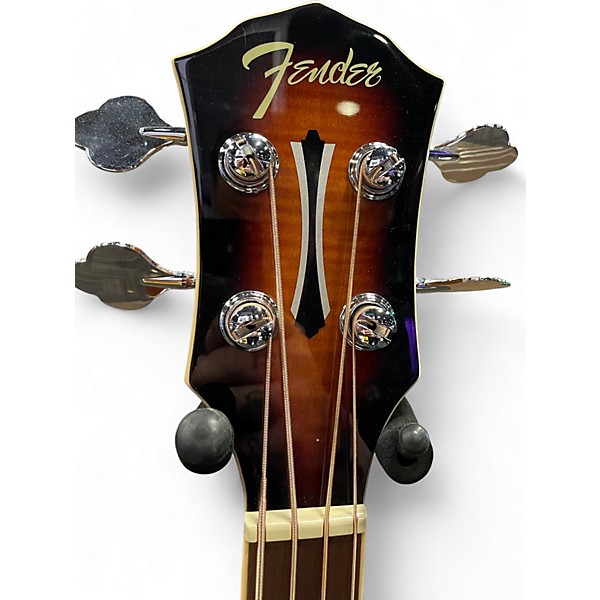 Used Fender FA450CE 3 Tone Sunburst Acoustic Bass Guitar