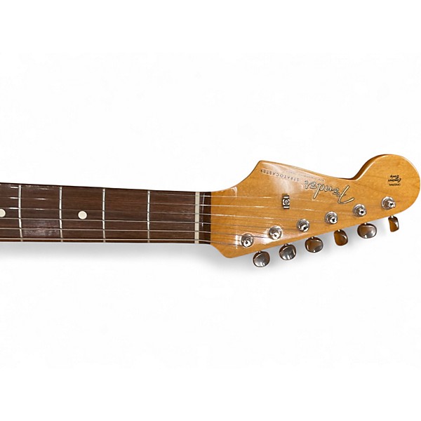 Used Fender 1962 American Vintage Stratocaster 3 Color Sunburst Solid Body Electric Guitar