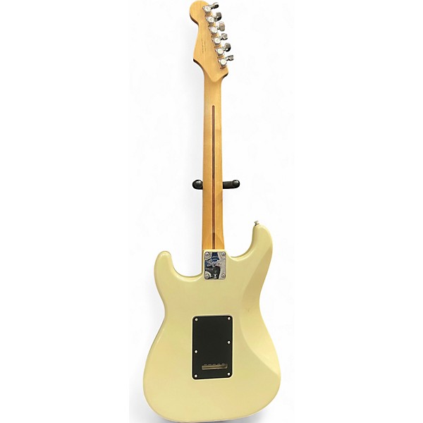 Used 2018 Squier Contemporary Stratocaster HH Pearl White Solid Body Electric Guitar