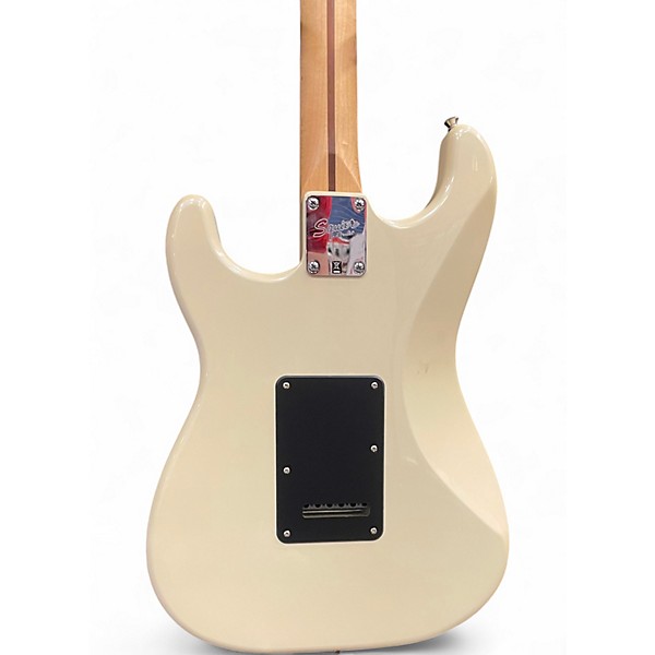 Used 2018 Squier Contemporary Stratocaster HH Pearl White Solid Body Electric Guitar