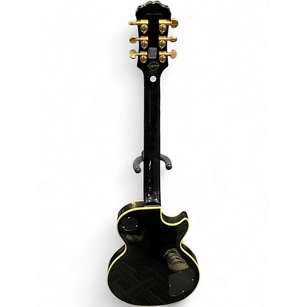 Used Epiphone Les Paul Custom Pro Left Handed Black Electric Guitar