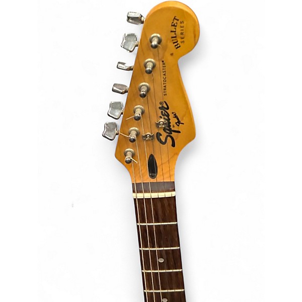 Used Squier Bullet Stratocaster Antique White Solid Body Electric Guitar