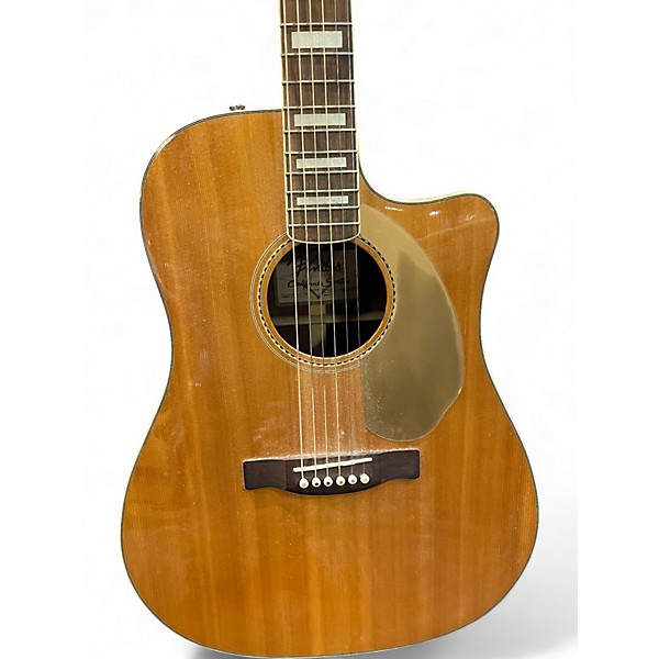 Used Fender Kingman SCE Antique Natural Acoustic Electric Guitar