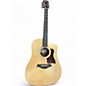 Used Taylor 210CE Natural Acoustic Electric Guitar thumbnail