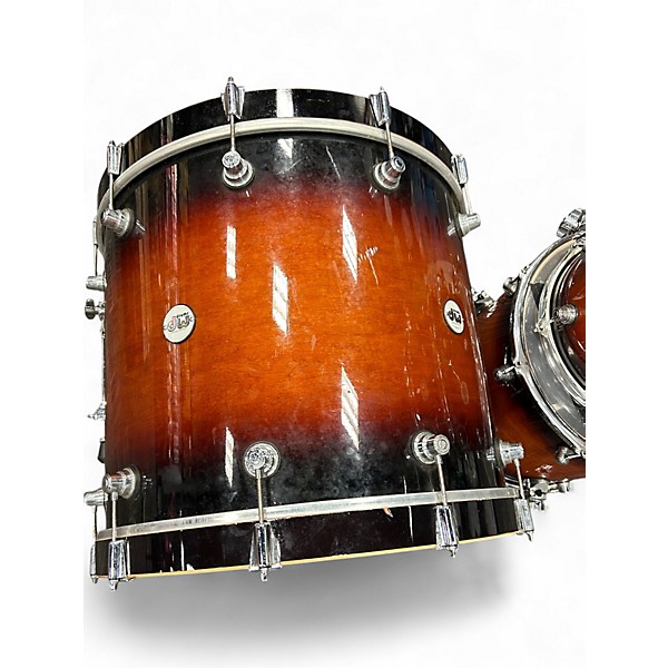 Used DW 5 Piece Design Series Tobacco Burst Drum Kit