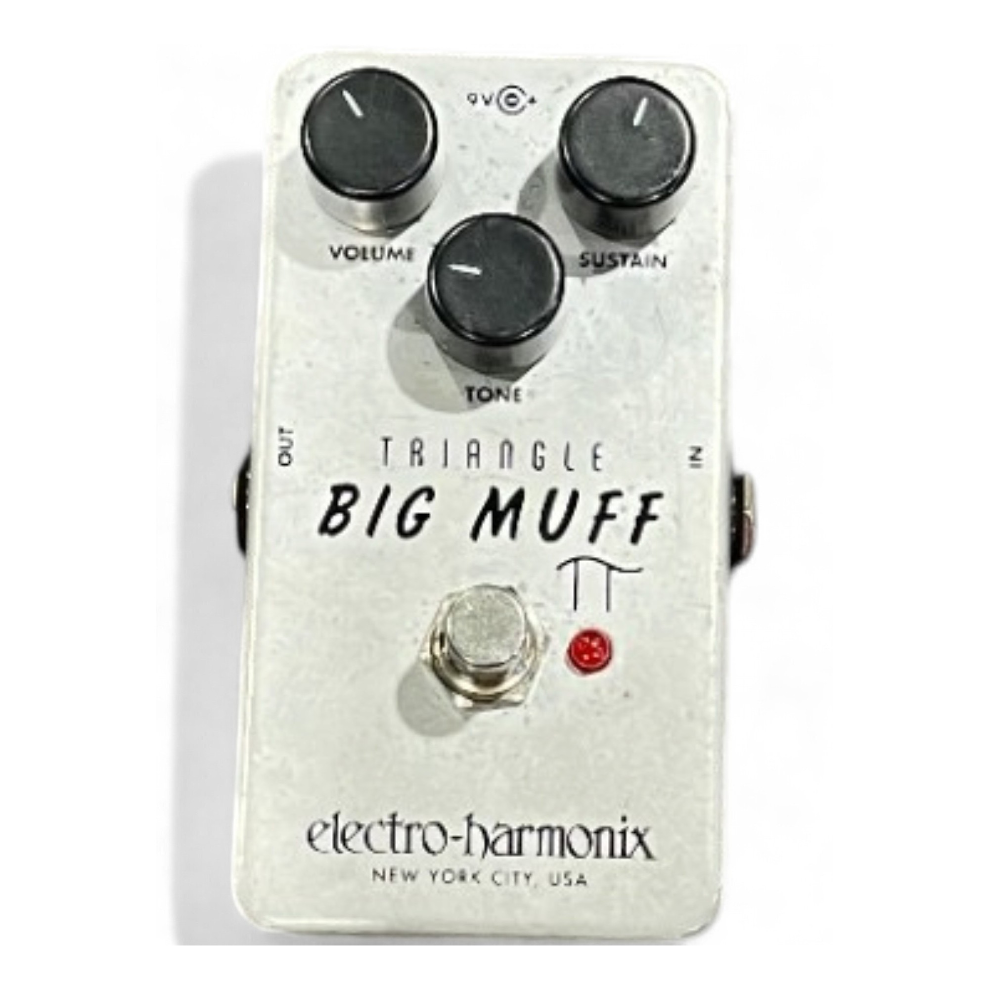 Used Electro-Harmonix Big Muff Triangle Pi Distortion Effect Pedal