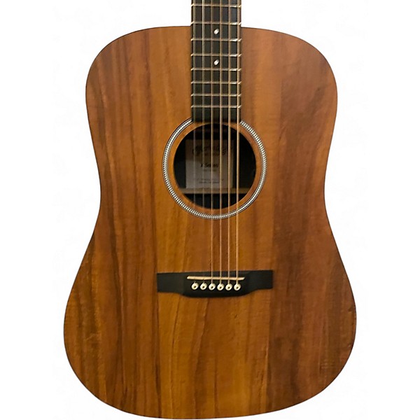 Used Martin DXK2 Left Handed Natural Acoustic Electric Guitar