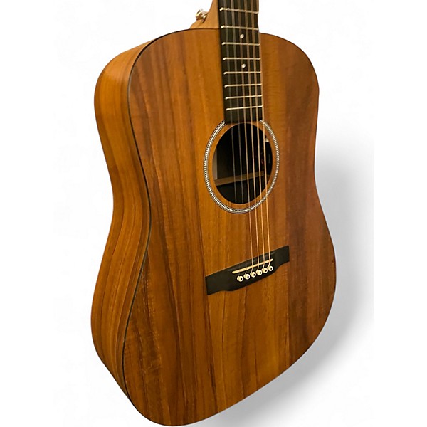 Used Martin DXK2 Left Handed Natural Acoustic Electric Guitar