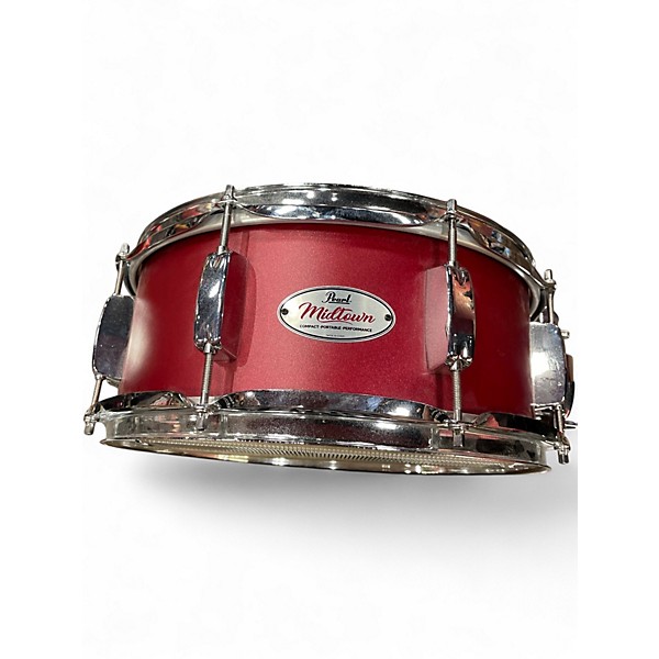 Used Pearl 5.5X13 Midtown Ruby Sparkle Drum