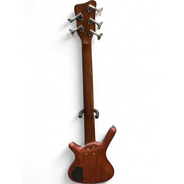 Used Warwick Corvette 5 String Natural Electric Bass Guitar