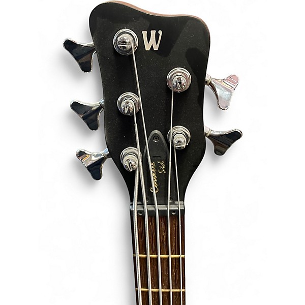 Used Warwick Corvette 5 String Natural Electric Bass Guitar