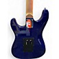 Used Silvertone St Style Blue Solid Body Electric Guitar