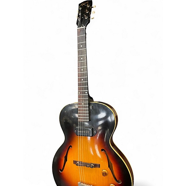 Vintage 1959 Gibson 1959 ES-125T 3 Tone Sunburst Hollow Body Electric Guitar