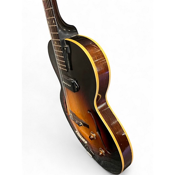 Vintage 1959 Gibson 1959 ES-125T 3 Tone Sunburst Hollow Body Electric Guitar