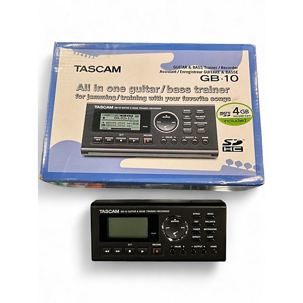 Used TASCAM GB-10 Guitar & Bass Trainer/Recorder MultiTrack Recorder