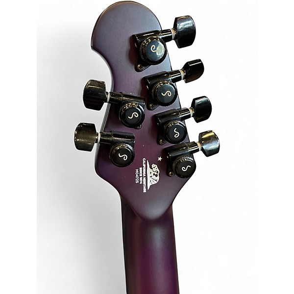 Used Ernie Ball Music Man Majesty Trans Purple Solid Body Electric Guitar