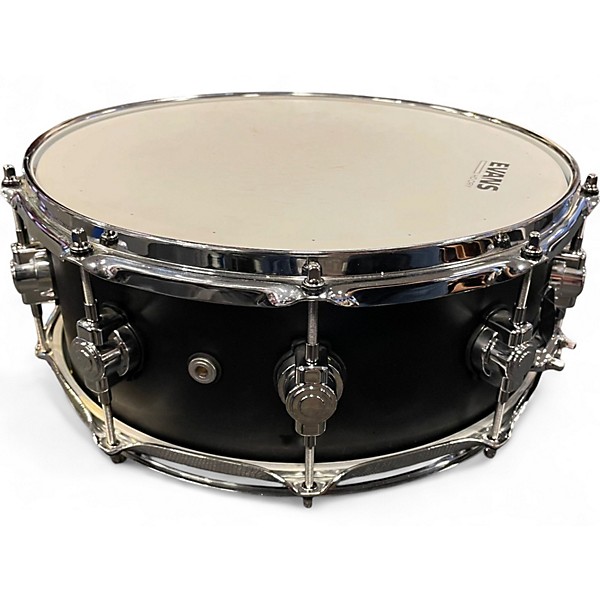 Used DW 5.5X14 Design Series Snare Black Drum