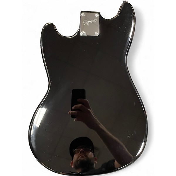 Used Squier Bronco Black Electric Bass Guitar