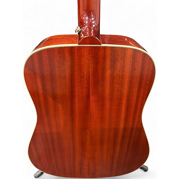 Used Epiphone Inspired by Gibson Hummingbird  Aged Cherry Sunburst Acoustic Electric Guitar
