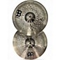 Used MEINL 14in HCS Hi Hat Pair Cymbal