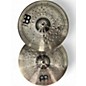 Used MEINL 14in HCS Hi Hat Pair Cymbal