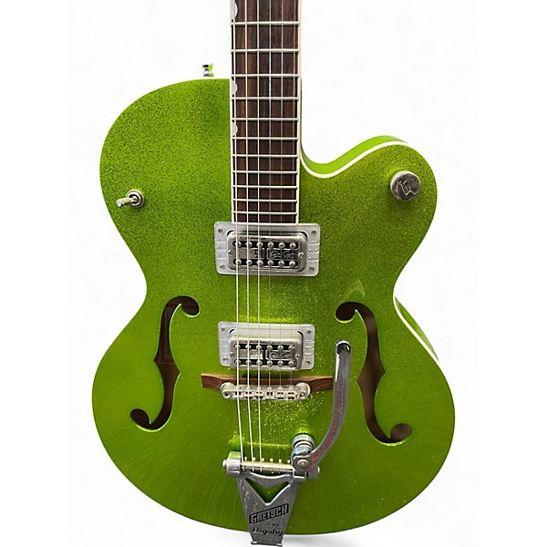 Used Gretsch Guitars G6120SH Brian Setzer Signature Hot Rod Extreme Coolant Green Hollow Body Electric Guitar