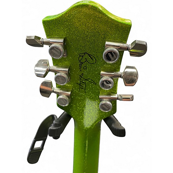 Used Gretsch Guitars G6120SH Brian Setzer Signature Hot Rod Extreme Coolant Green Hollow Body Electric Guitar