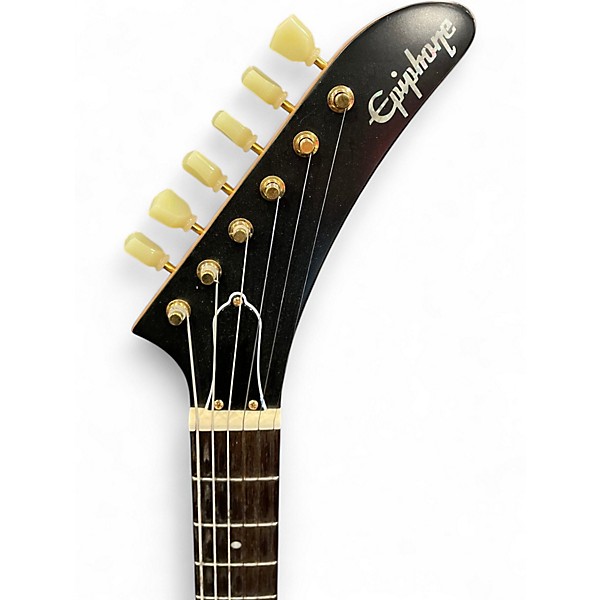 Used Epiphone 1958 Korina Explorer Aged Natural Solid Body Electric Guitar