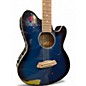 Used Ibanez TCY10E Talman Blue Burst Acoustic Electric Guitar