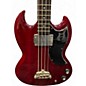 Used Epiphone SG Cherry Electric Bass Guitar
