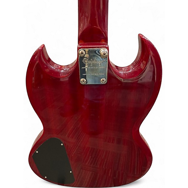 Used Epiphone SG Cherry Electric Bass Guitar