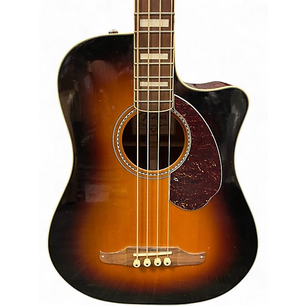 Used Fender Kingman SCE 3 Tone Sunburst Acoustic Electric Guitar
