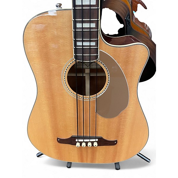 Used Fender Kingman 4-String Natural Acoustic Bass Guitar
