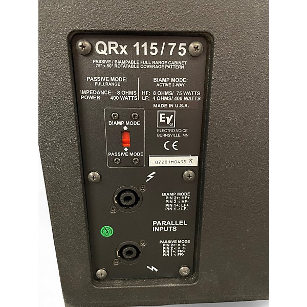 Used Electro-Voice QRX 115/75 Unpowered Speaker