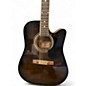 Used Galveston DRW-987 Trans Black Acoustic Guitar