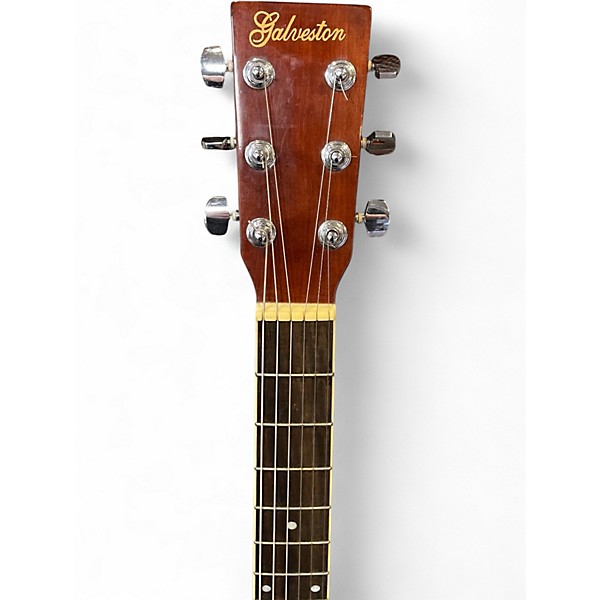 Used Galveston DRW-987 Trans Black Acoustic Guitar