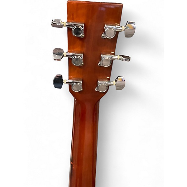 Used Galveston DRW-987 Trans Black Acoustic Guitar