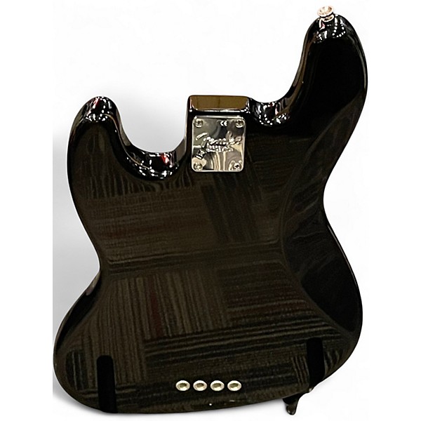 Used Fender American Standard Jazz Bass Black Electric Bass Guitar