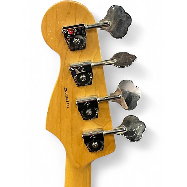 Used Fender American Standard Jazz Bass Black Electric Bass Guitar