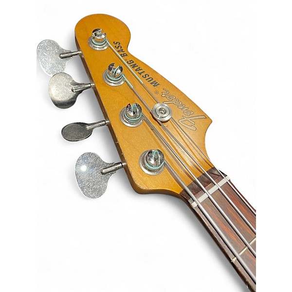 Used Fender JMJ ROAD WORN MUSTANG BASS BLACK Electric Bass Guitar