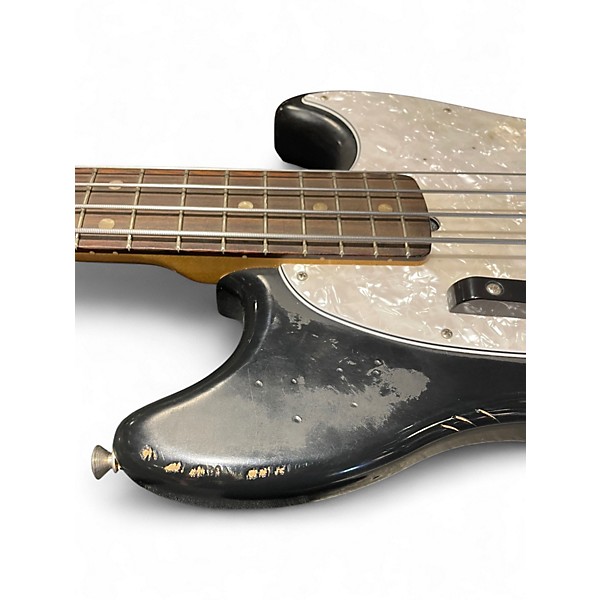 Used Fender JMJ ROAD WORN MUSTANG BASS BLACK Electric Bass Guitar