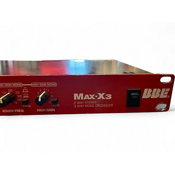 Used BBE Max-X3 2-Way Stereo/3-Way Mono Crossover