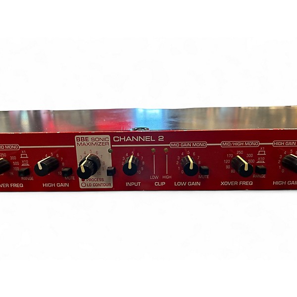 Used BBE Max-X3 2-Way Stereo/3-Way Mono Crossover