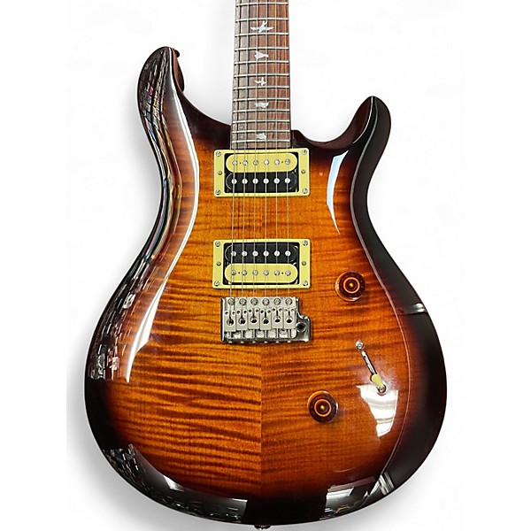 Used PRS SE Custom 24 Tobacco Sunburst Solid Body Electric Guitar