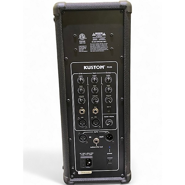 Used Kustom PA50 Powered Speaker