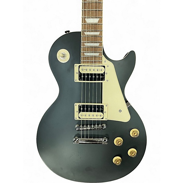 Used Epiphone Les Paul Traditional Pro IV Satin Black Solid Body Electric Guitar